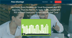 Desktop Screenshot of pressadvantage.com